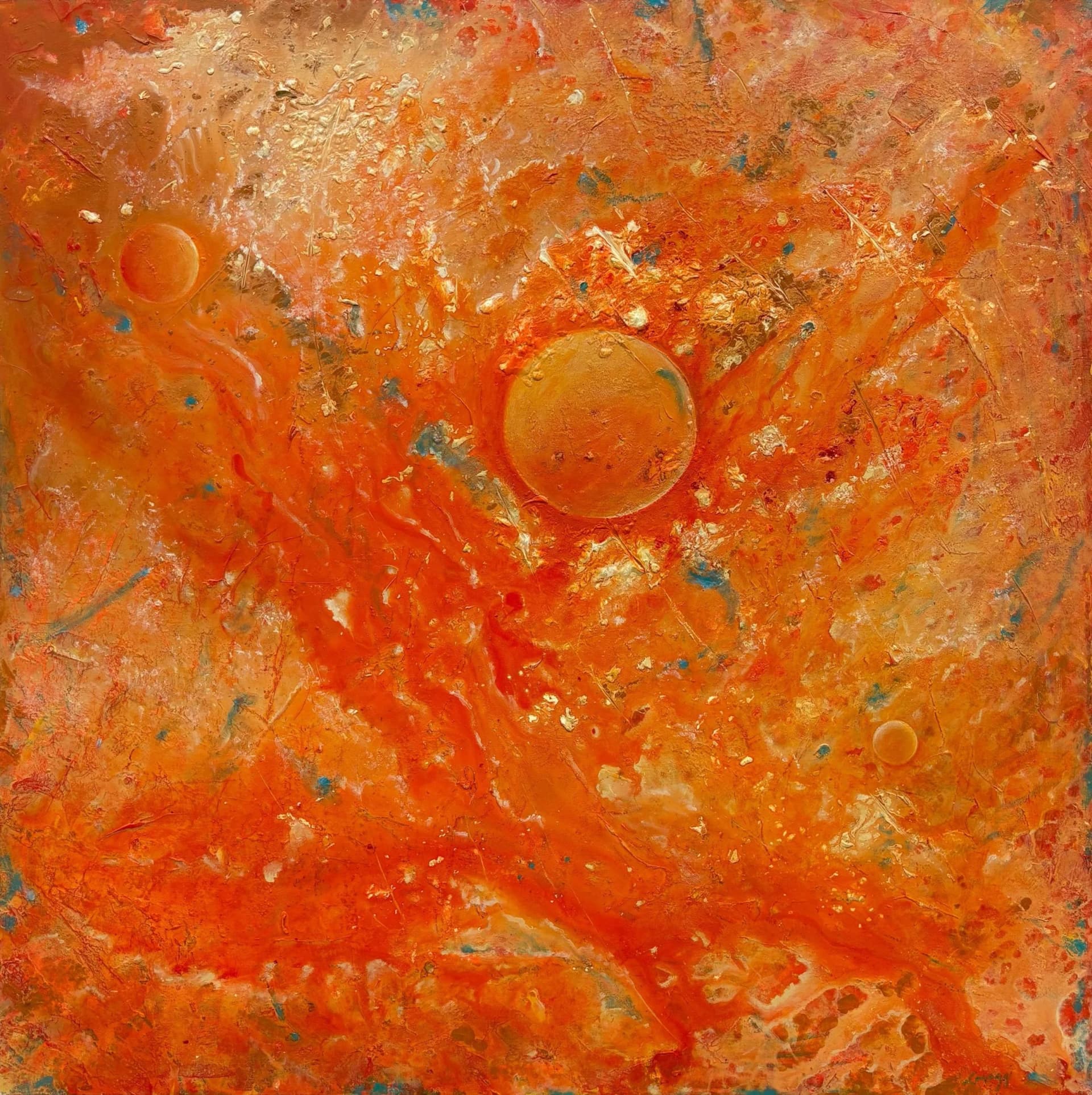 Solar Essence by Steven Lavaggi, acrylic on canvas painting at El Dorado Gallery